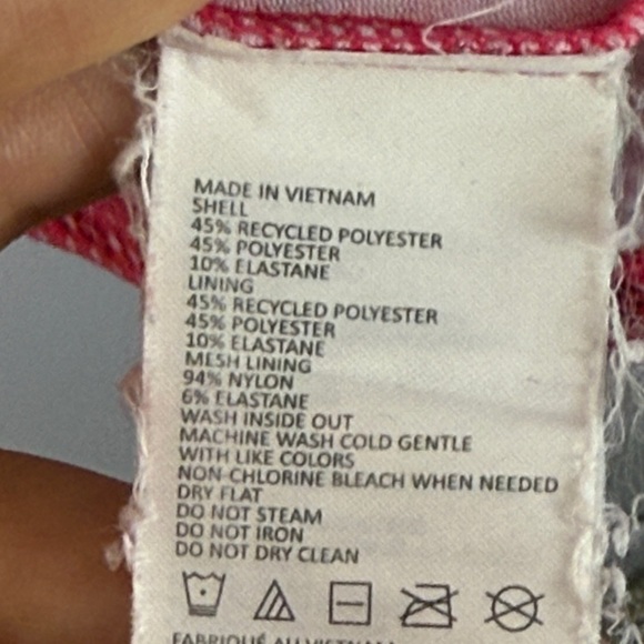 Prana Pink Build-in Shelf Bra Patterned Halter Top Dress Size Medium - Picture 7 of 10